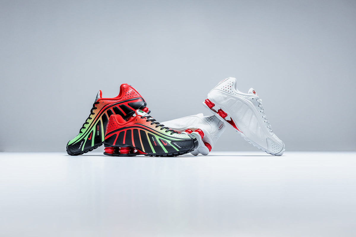 Nike Shox R4/ Neymar Jr "Black/Challenge Red/Metallic Silver" Available Now