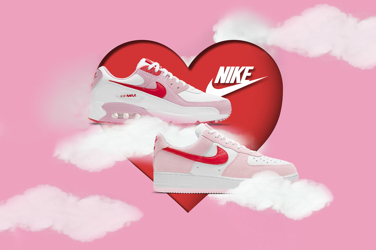 Nike Air Max 90 + Air Force 1 ‘Valentine’s Day’ Release February 13th