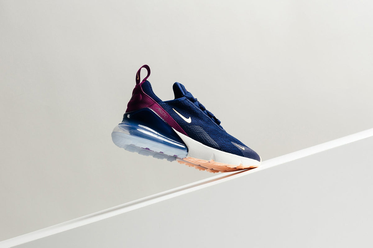 Nike Women's Air Max 270 "Blue Void/Crimson Tint" Available Now
