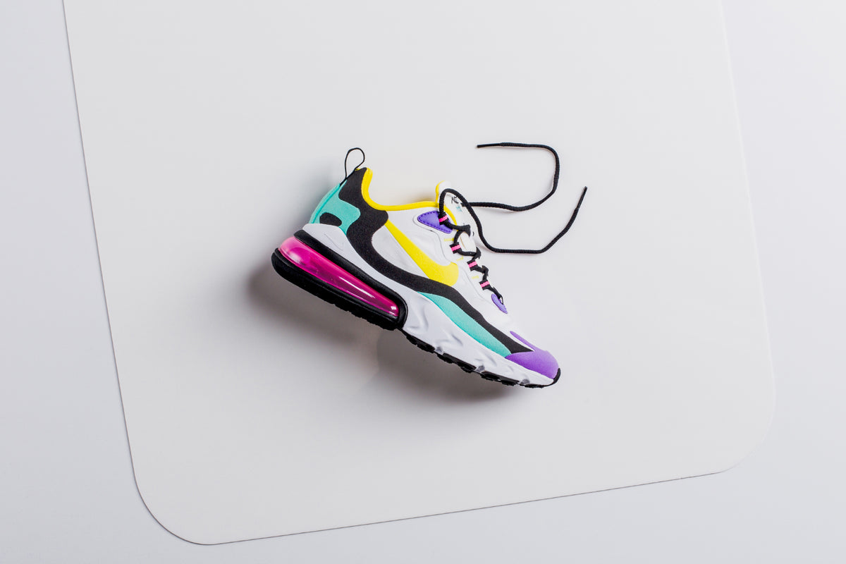 Nike Women's Air Max 270 React "White/Dynamic Yellow" Coming Soon