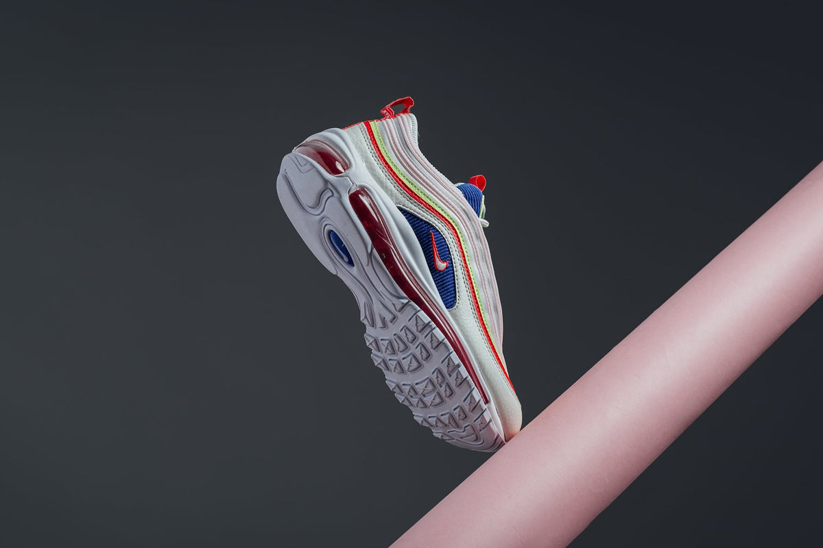 Nike Women's Air Max 97 SE "Sail/Arctic Pink/Volt Glow" Available Now