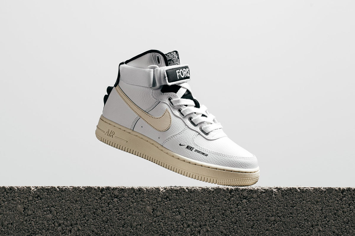 Nike Women's Air Force 1 High Utility "White/Light Cream" Coming Soon