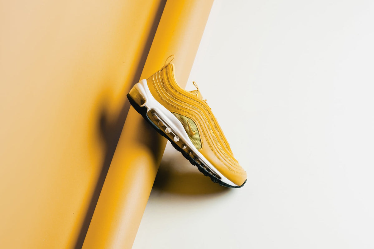 Nike Women's Air Max 97 "Mustard/White" Available Now