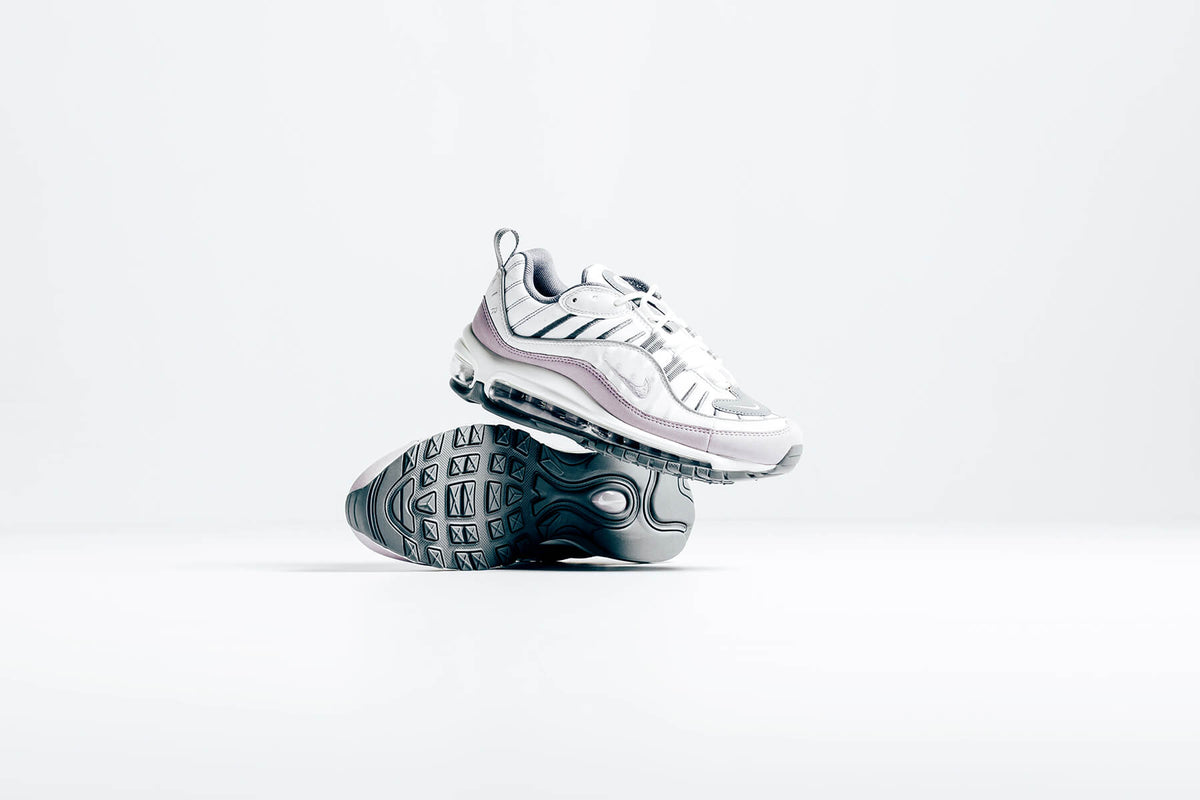 Nike Women's Air Max 98 "Summit White/Violet/Ash" Available Now