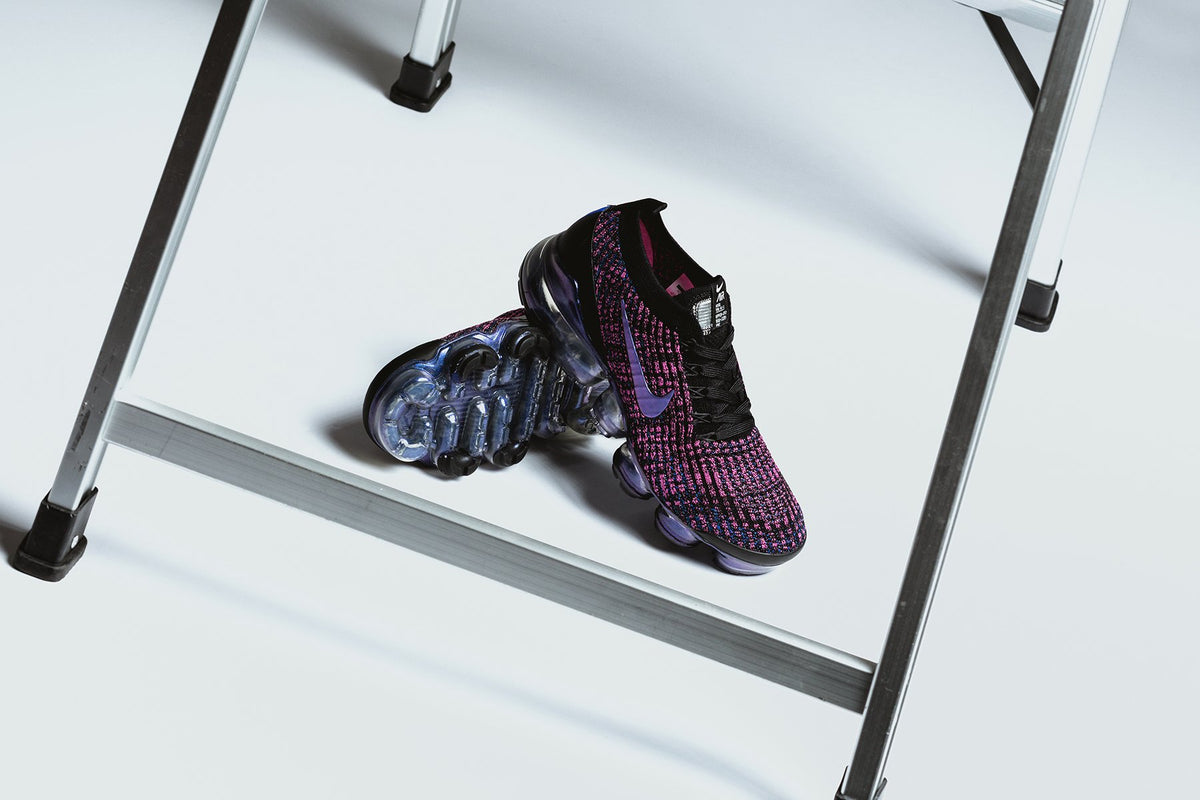 Nike Women's Air VaporMax Flyknit 3 "Black/Racer Blue/Laser Fuchisa" Available Now