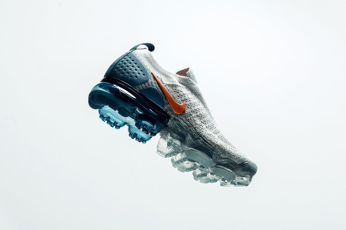 Nike Women's Air VaporMax Flyknit MOC 2 "Light Silver/Campfire Orange" Available Now