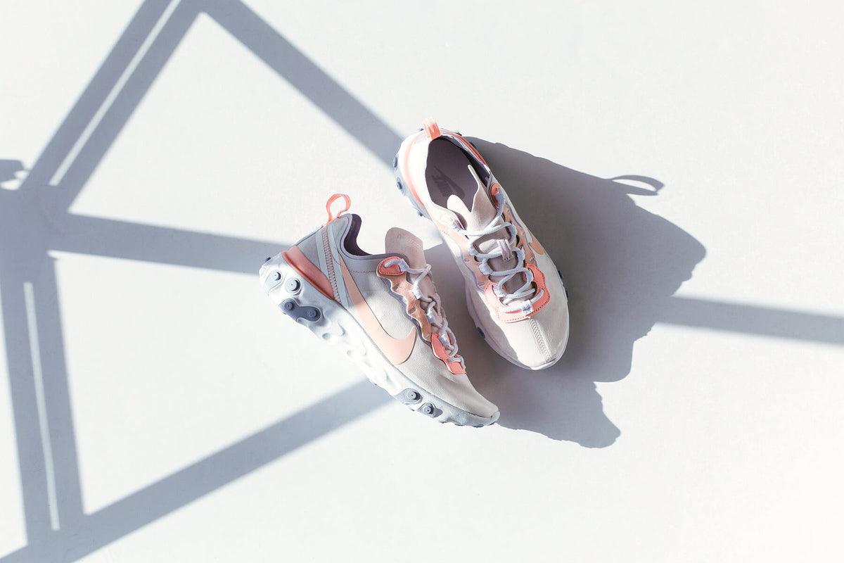 Nike Women's Element React 55 "Pale Pink/Washed Coral" Available Now