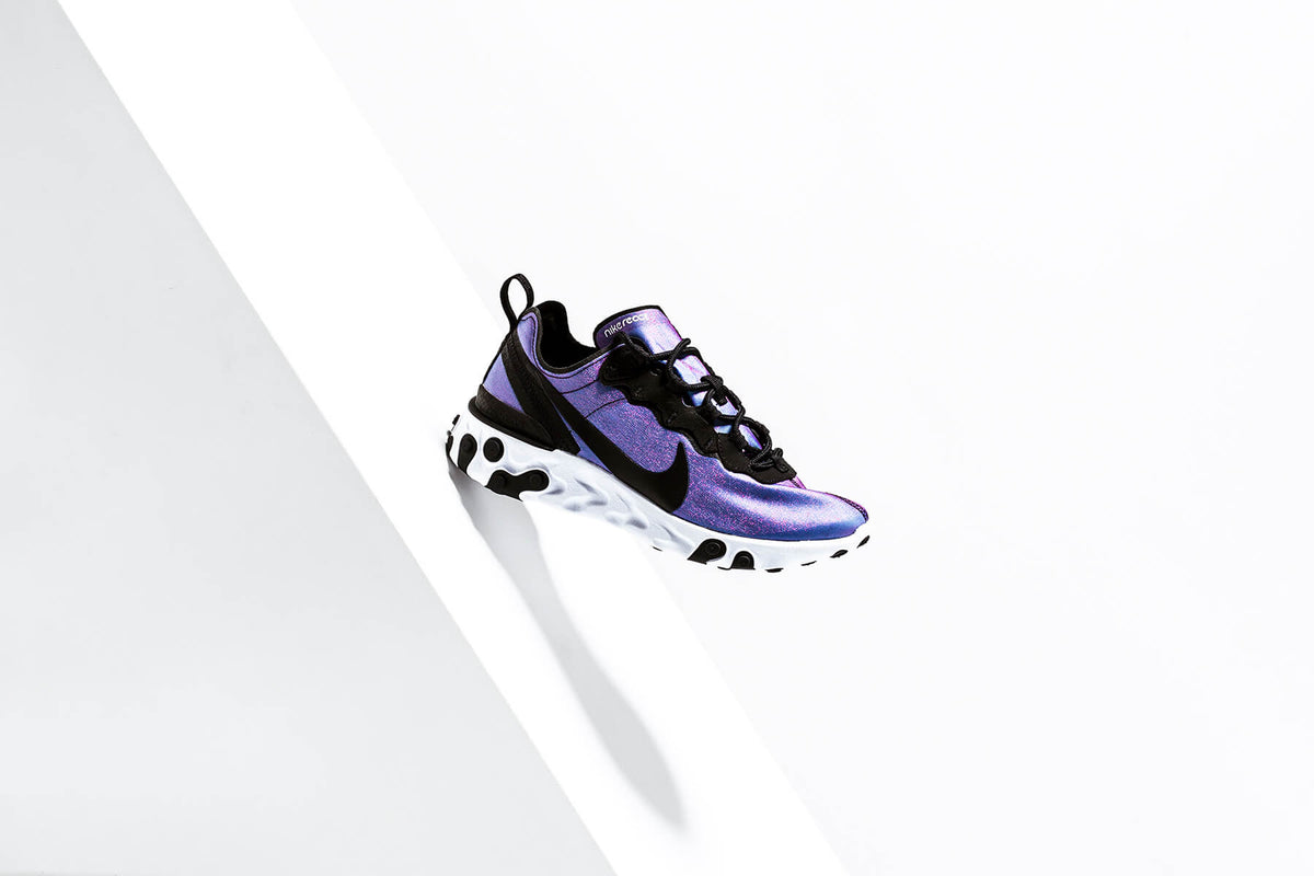 Nike Women's React Element 55 Premium "Black/Laser Fuchsia" Available Now