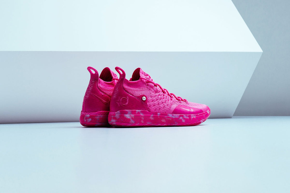 Nike Zoom KD 11 'Aunt Pearl' "Laser Fuchsia/Laser Fuchsia" Available Now