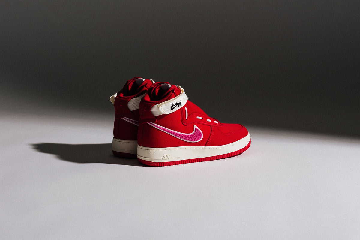 Nike x Emotionally Unavailable Air Force 1 High "Team Red/Sail/Pink Blast" Available Now