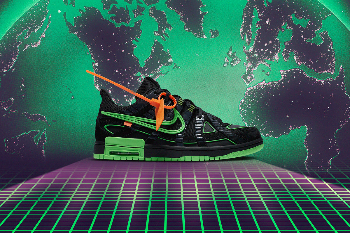 Rubber Dunk x Off-White ‘Green Strike’ Releases in a Family Pack on October 1st