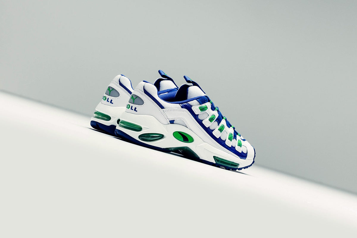 Puma Cell Endura Patent 98 "White/Andean" Available Now