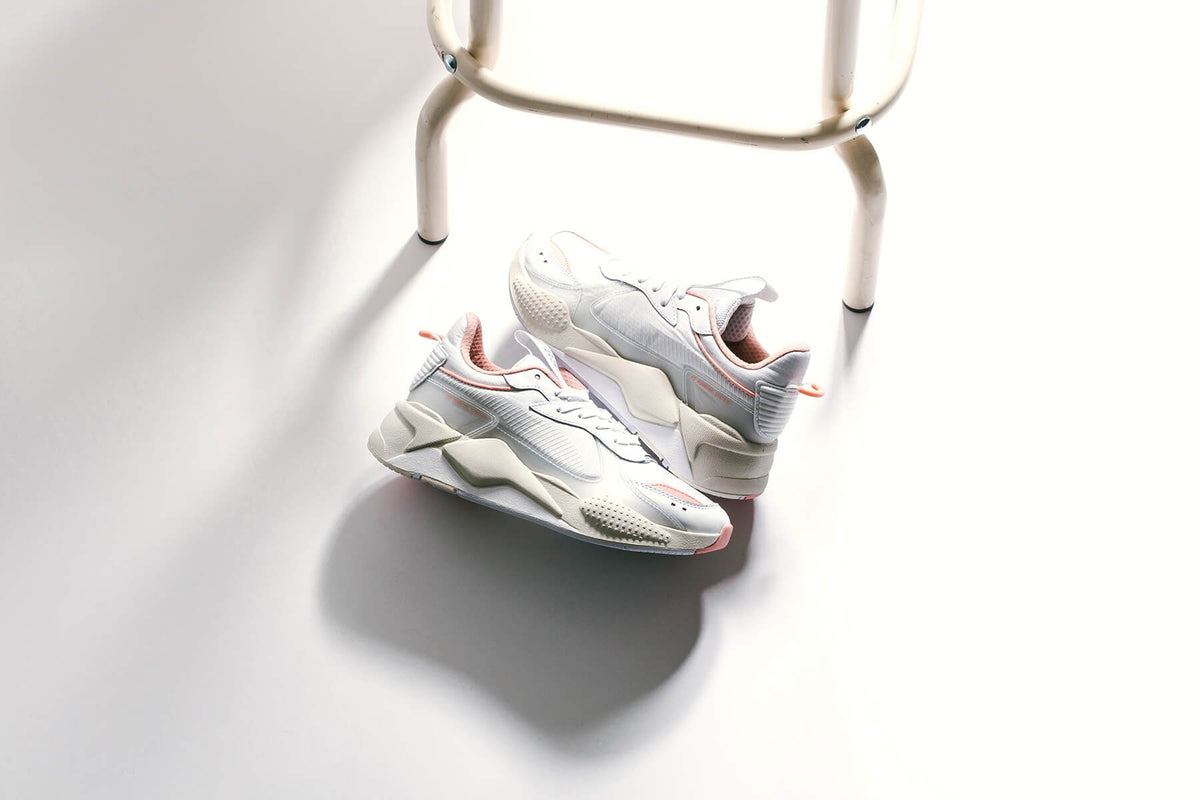 Puma Women's RS-X Tech "Puma White/Peach Bud" Available Now
