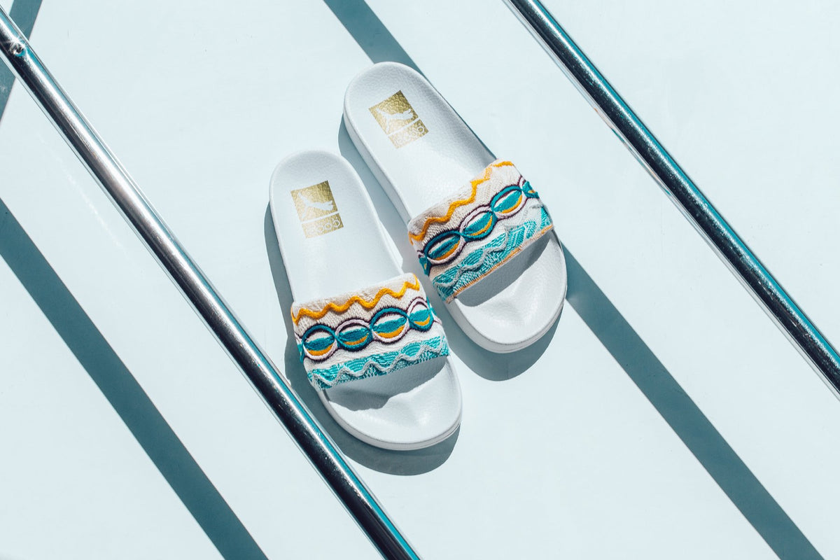Puma x Coogi Leadcat Slides "White/Gold" Available Now