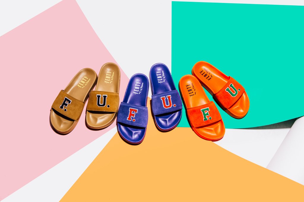 Puma x Fenty by Rihanna F.U. Suede Slides Available Tonight
