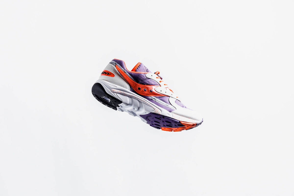 Saucony Aya "White/Purple/Orange" Available Now