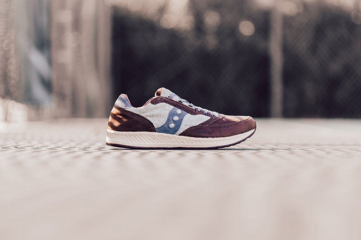 Saucony Freedom Runner "Brown/Grey/Blue" Available Now