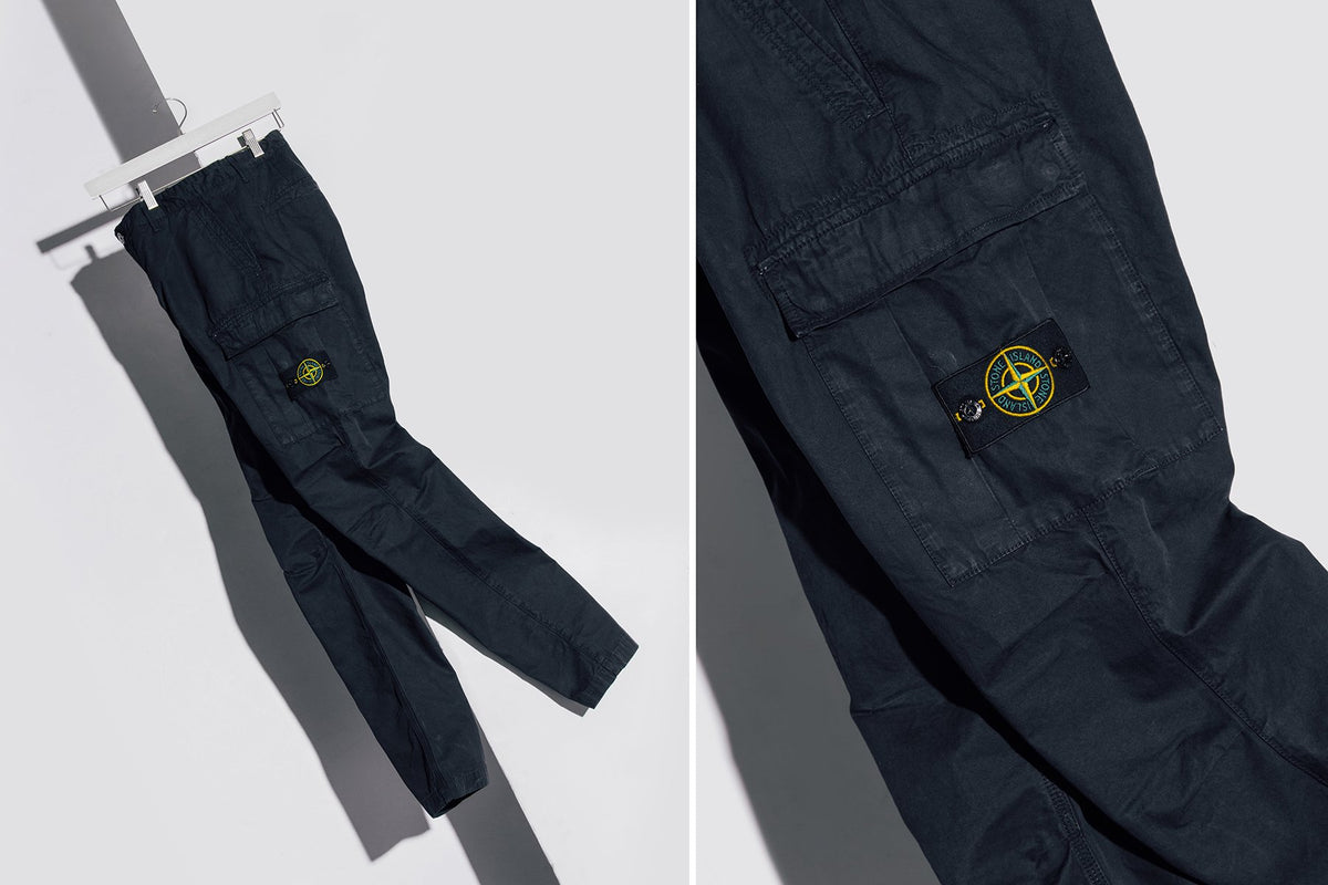 Stone Island "Old Effect" Pants Available Now