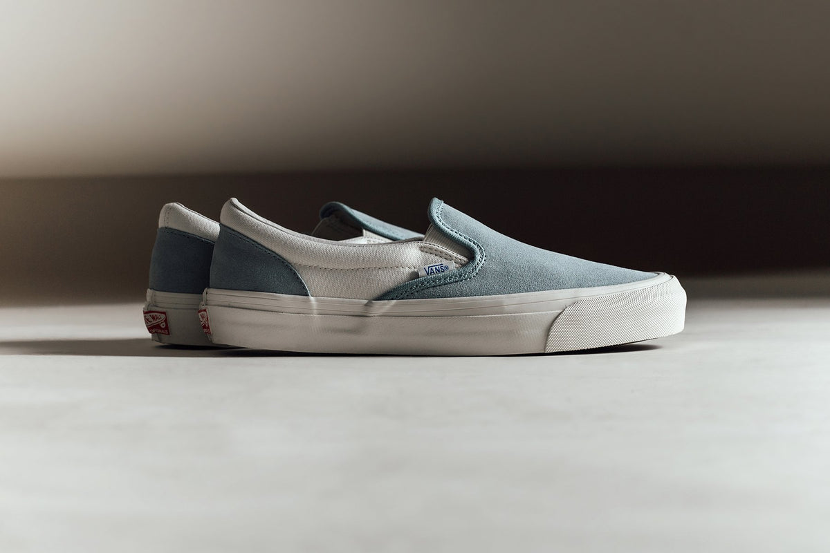 Vans Vault OG Classic Slip-On LX "Slate Blue" Available Now