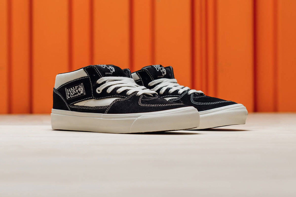 Vans Vault OG Half Cab LX Suede/Canvas In Black/Marshmallow