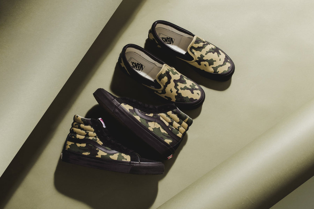 Vans Vault "Black Camo" OG Collection Now Available