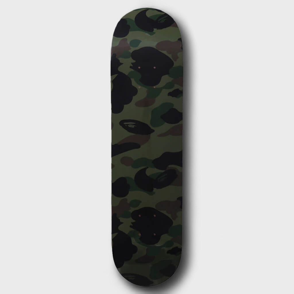 1st Camo Skateboard - Green