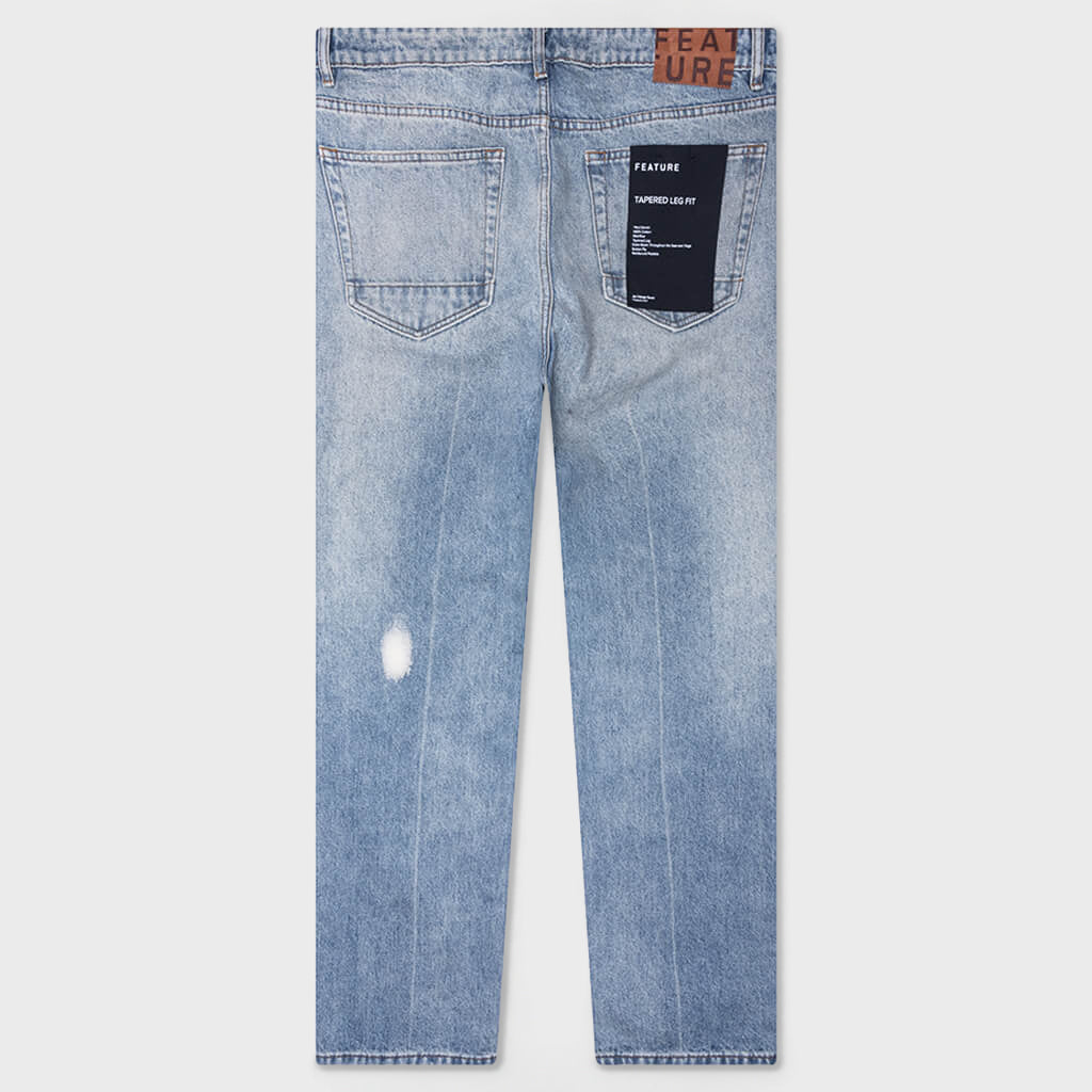 Jacob Tapered Denim - Vintage Med Blue