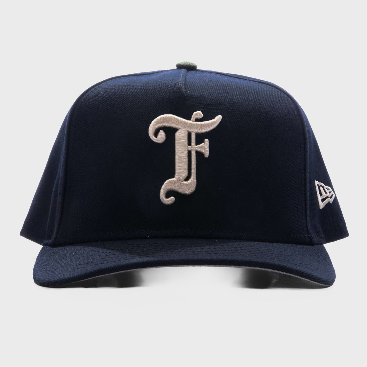 9FIFTY Curved A-Frame Old English F Snapback - Navy