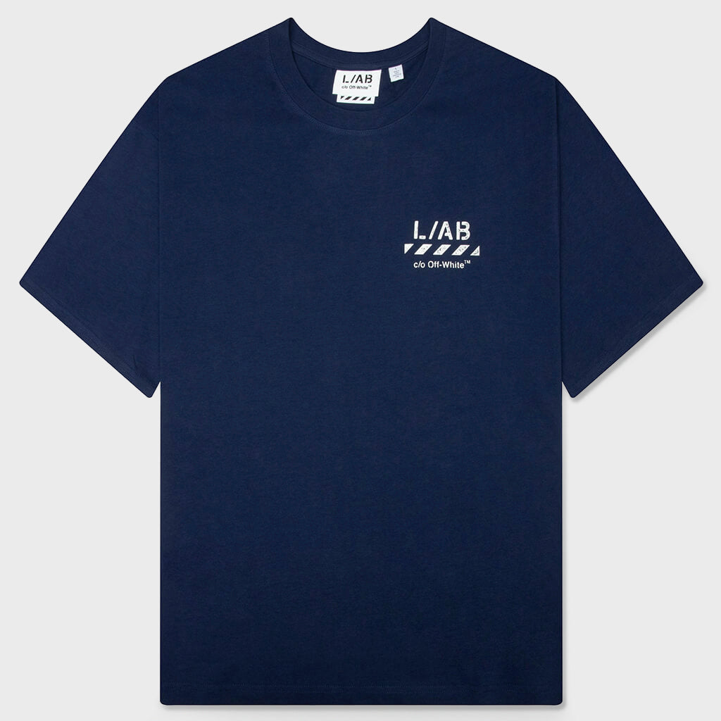 Core Diagonal S/S Tee - Marine