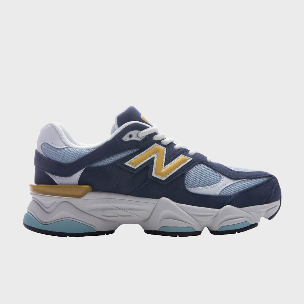 9060 Lace (GS) - Vintage Indigo/Apollo Gold