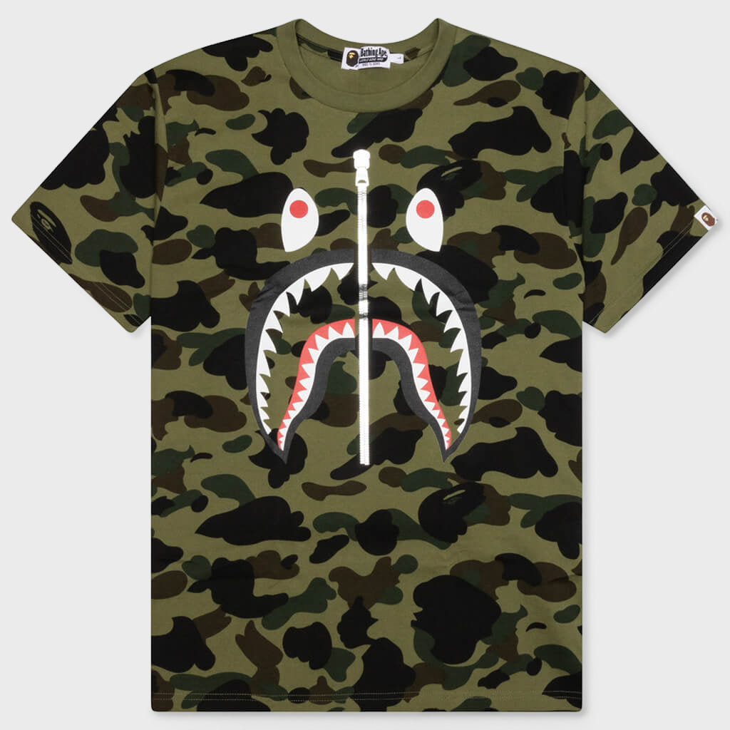 1st Camo Shark Tee - Green