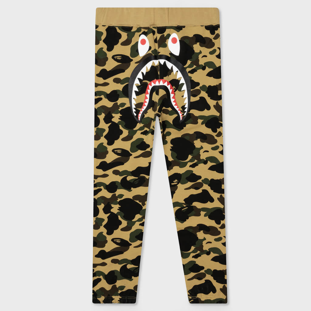 1st Camo Wide Fit Sweat Pants - Yellow