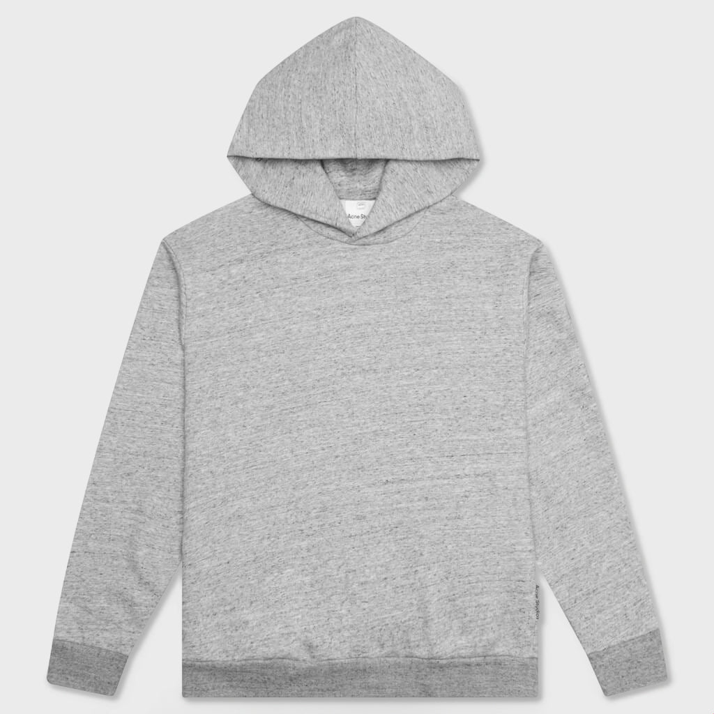 Hooded Sweatshirt - Marble Grey Melange