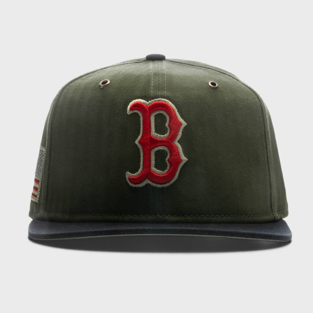 American Herringbone 59FIFTY Pre-Curved - Boston Red Sox