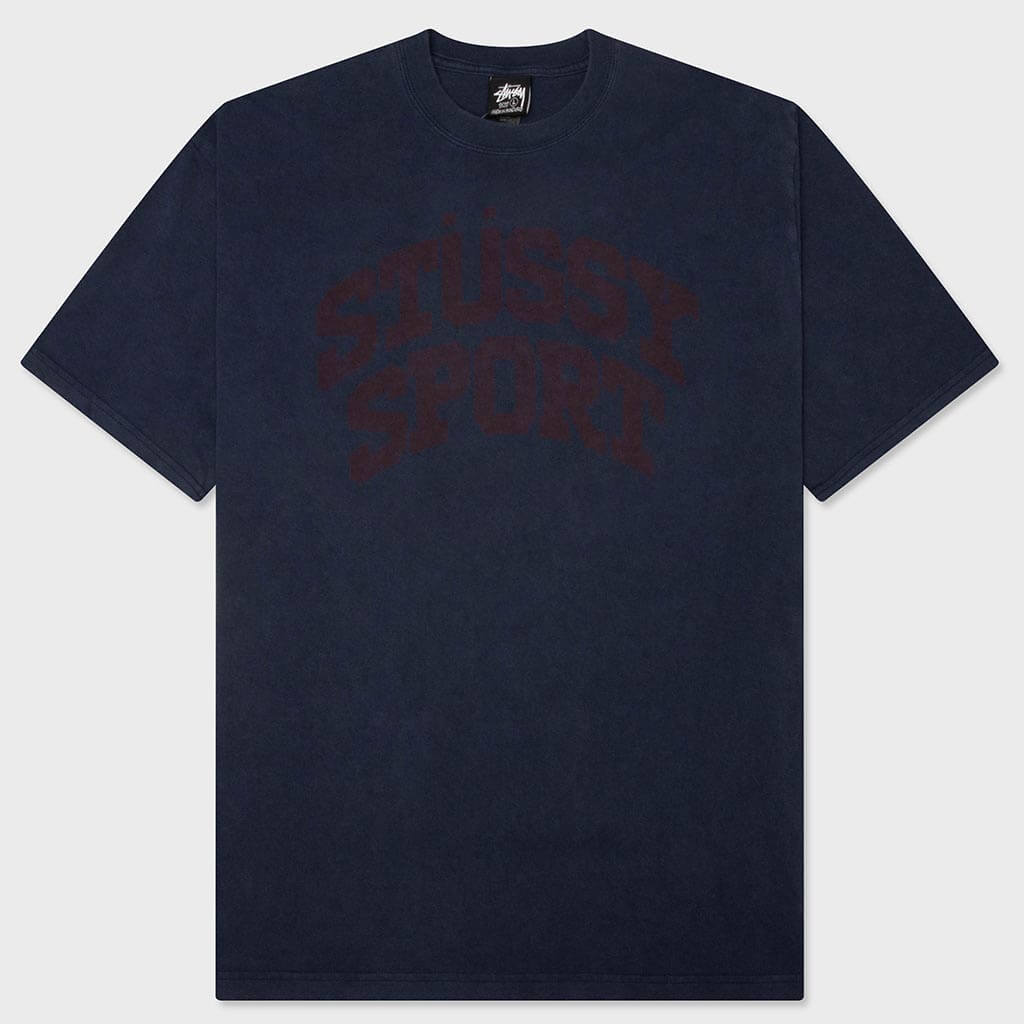 Block Sport Tee - Navy