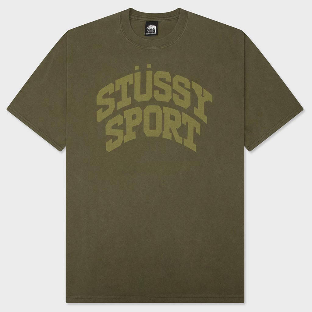 Block Sport Tee - Olive