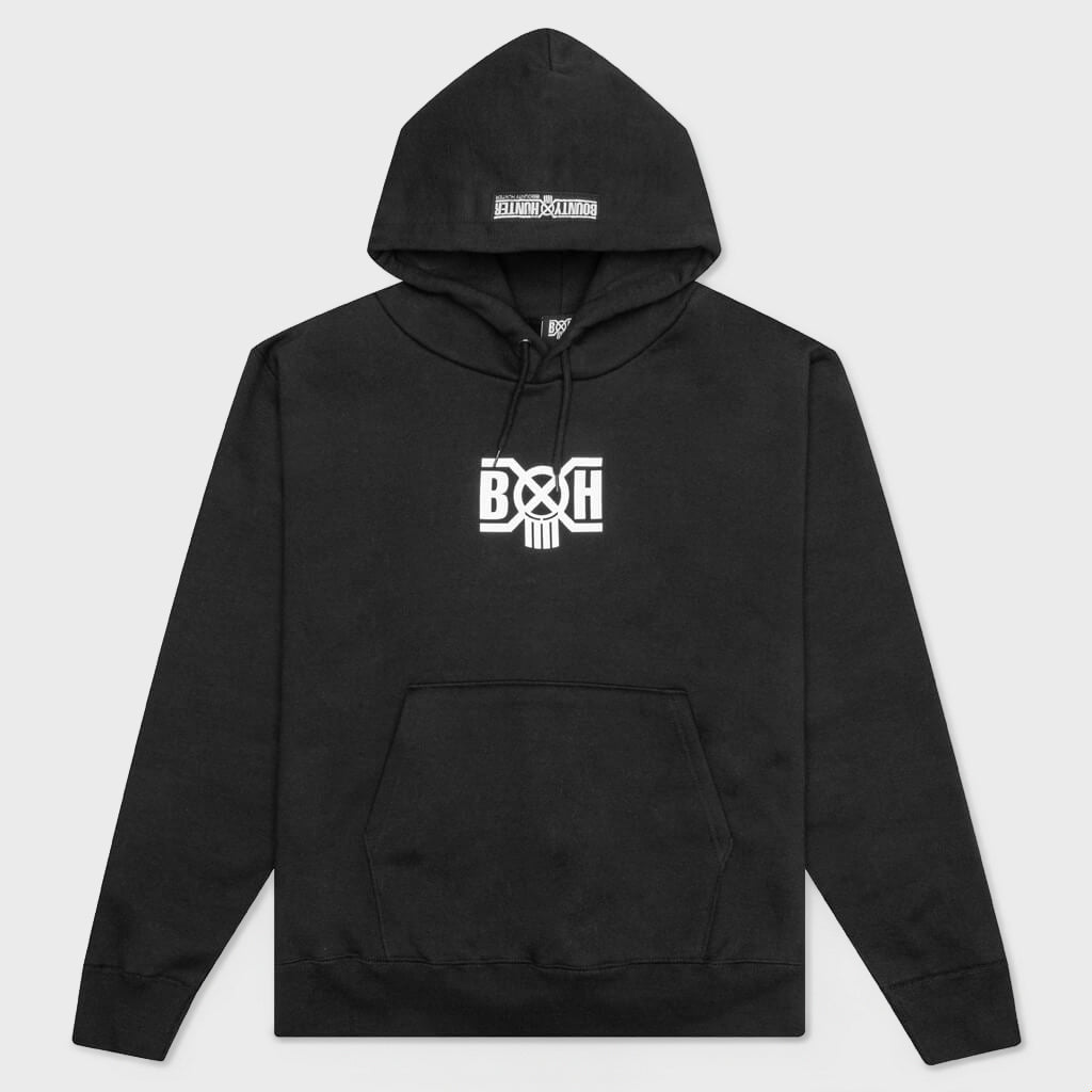 Logo Heavy Weight Pull Over - Black