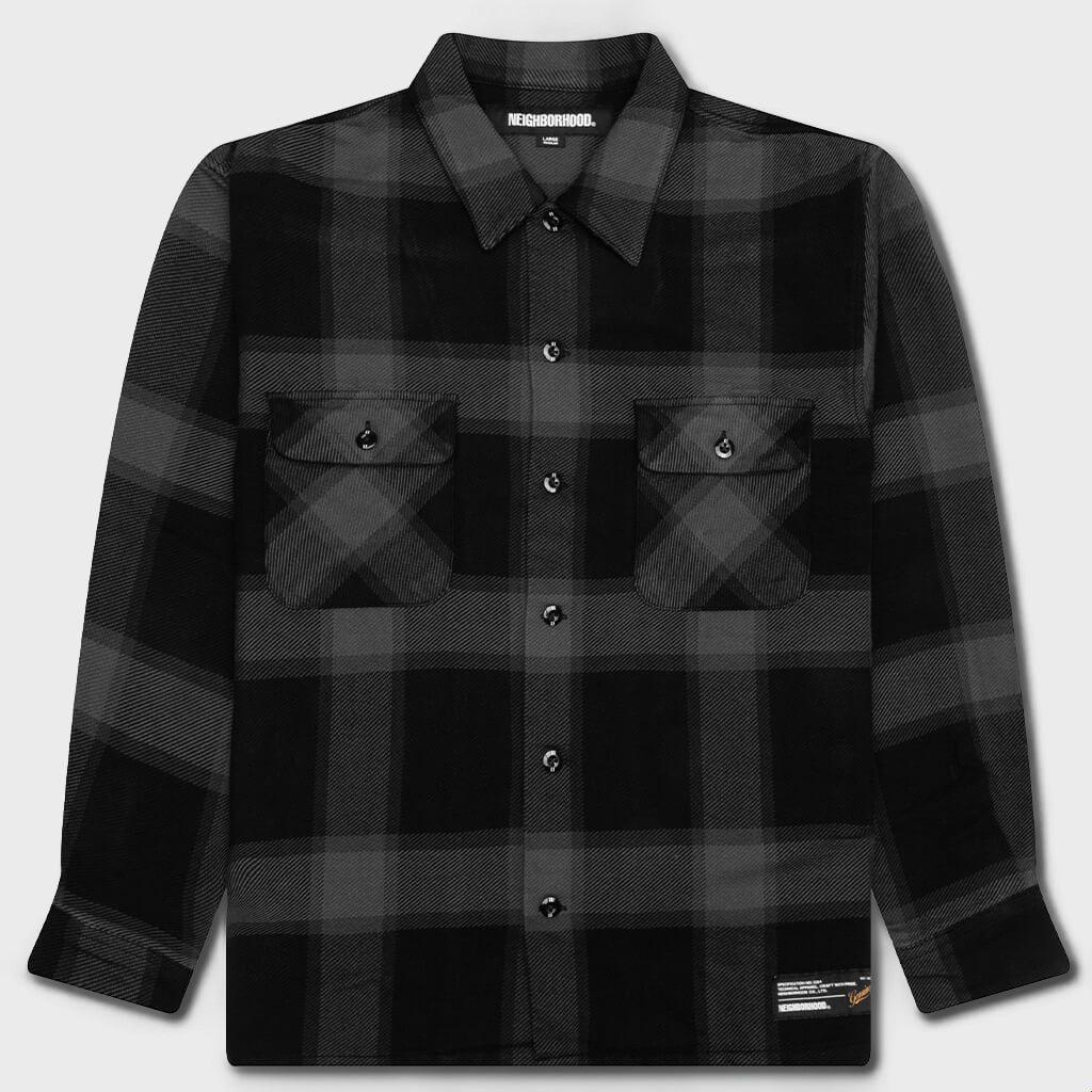 Buffalo Check Shirt L/S - Grey