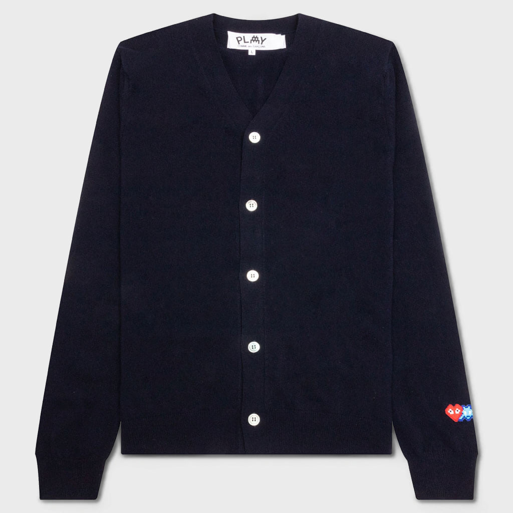 Button Cardigan - Navy