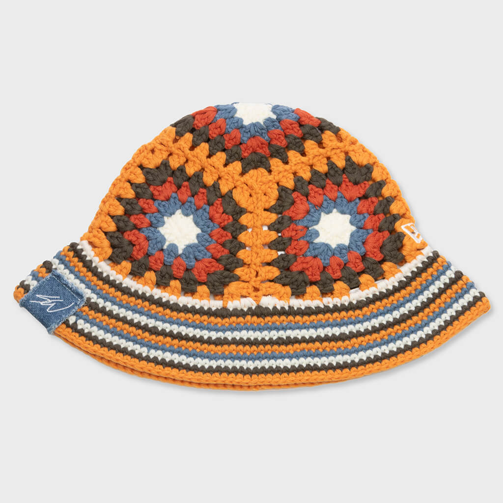 Crochet Knit EXP Cap - Orange
