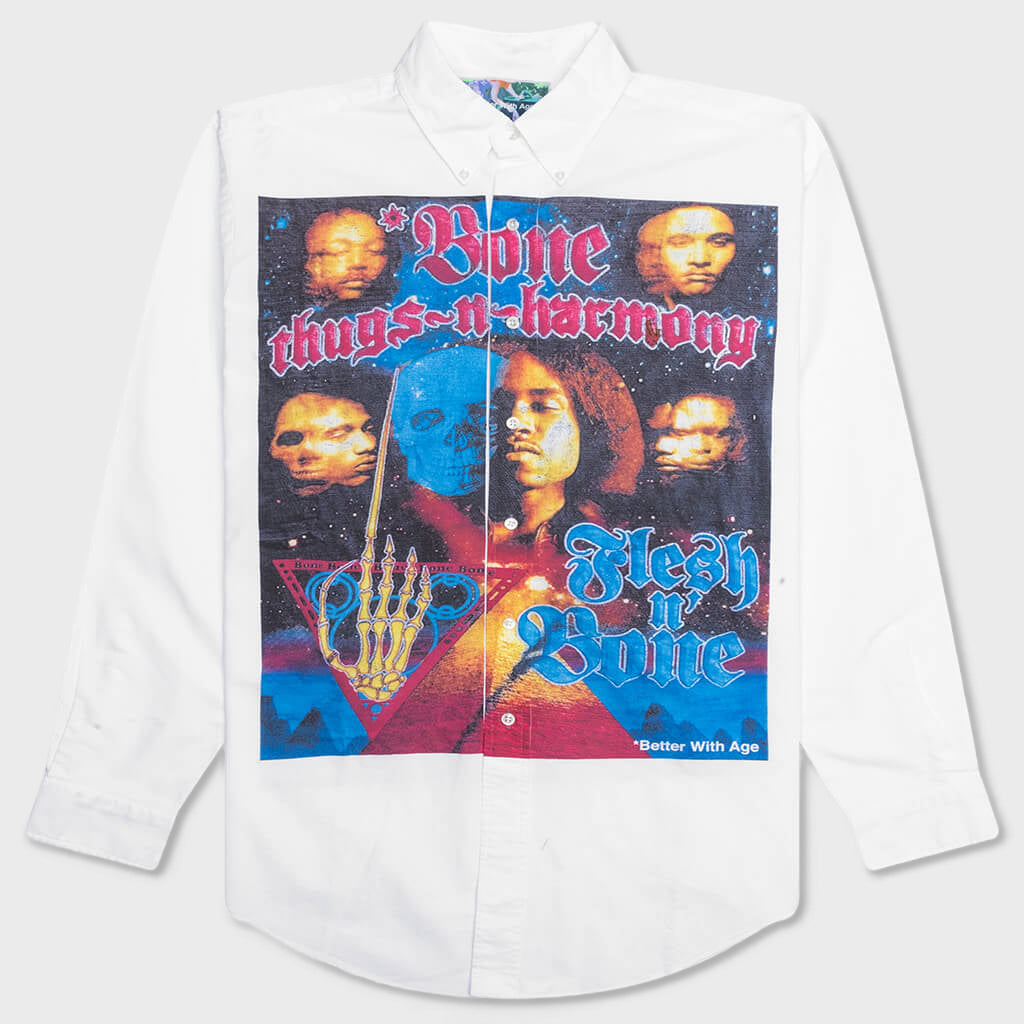 Crossroads Button Down - White