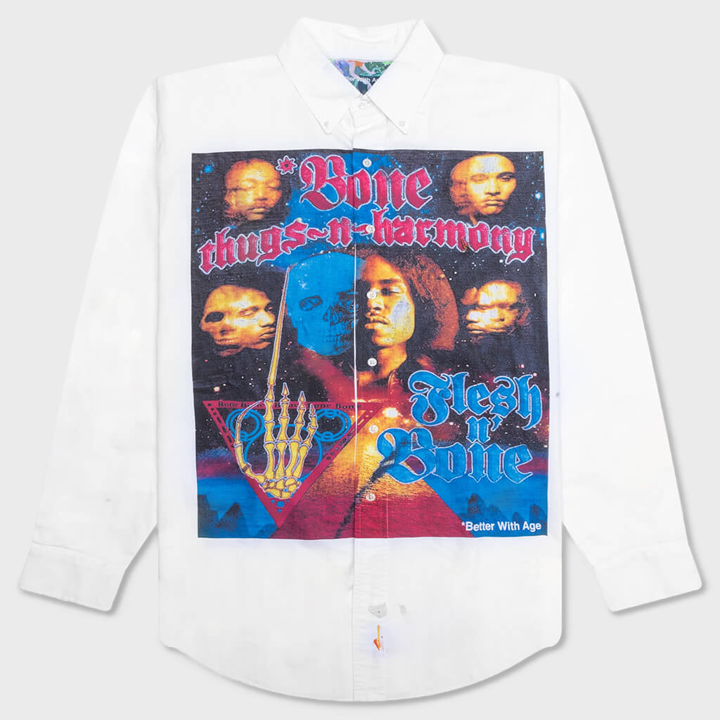 Crossroads Button Down - White