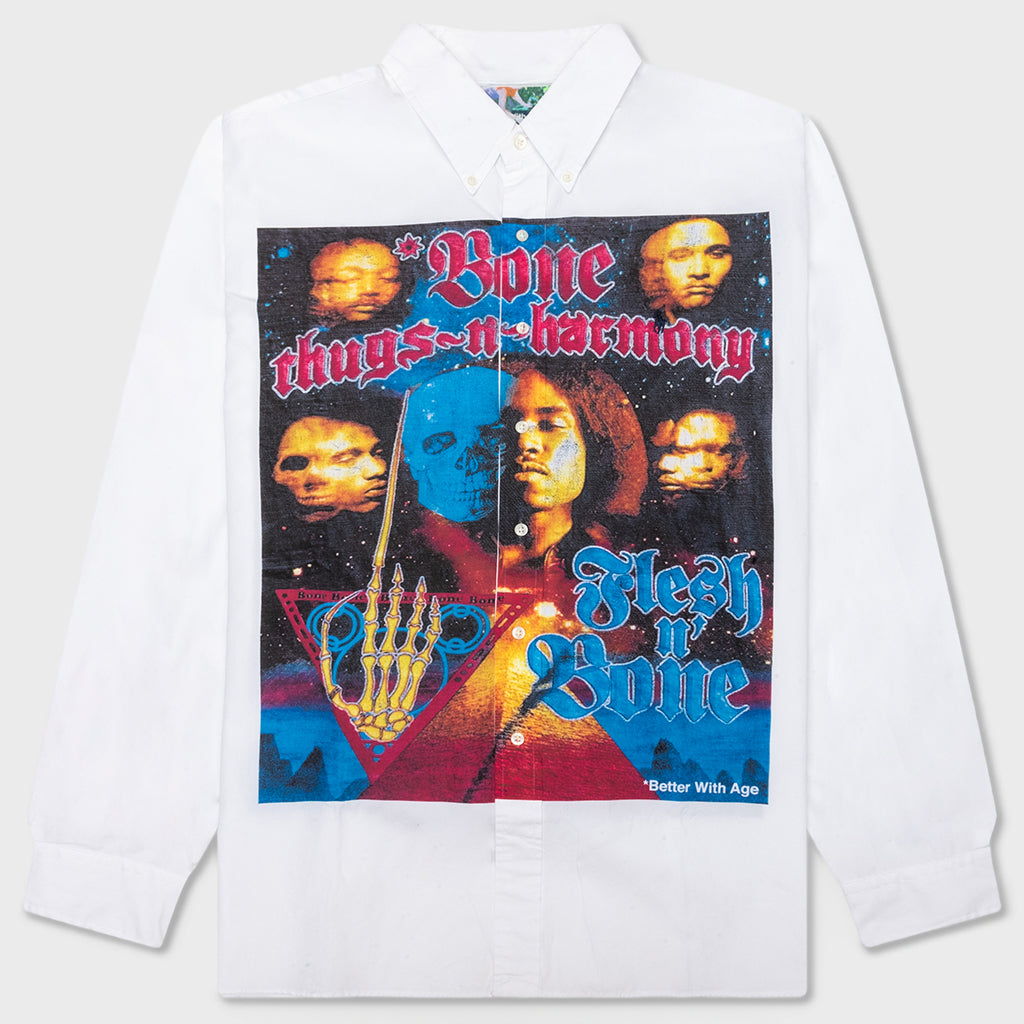 Crossroads Button Down - White