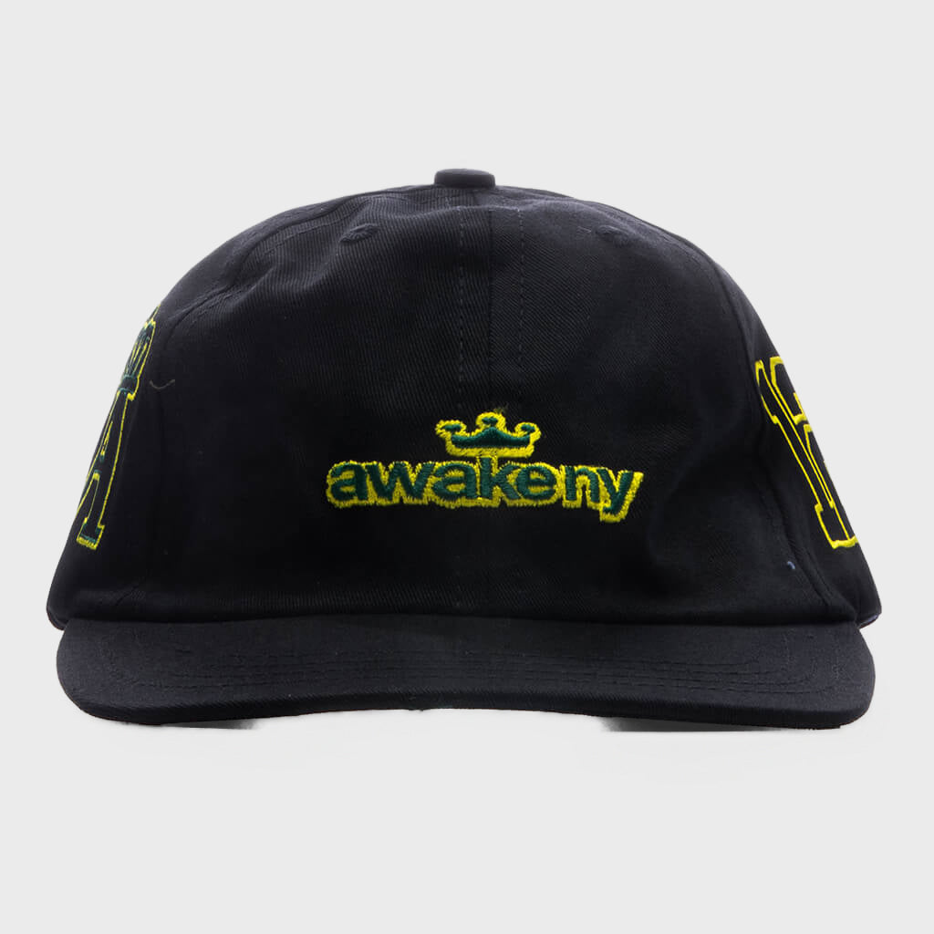 Crown Dad Hat - Black