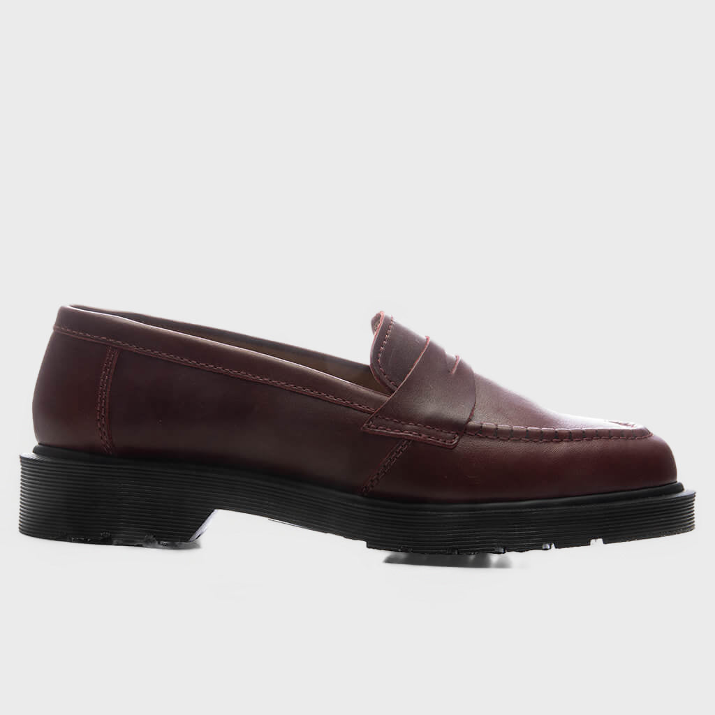 Delapre Penny Loafer - Burgundy