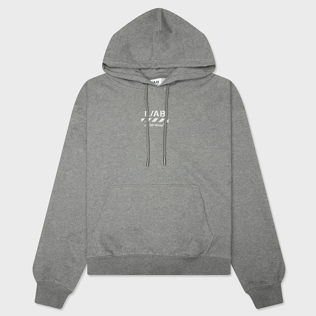 Core Diagonal Hoodie - Heather Grey