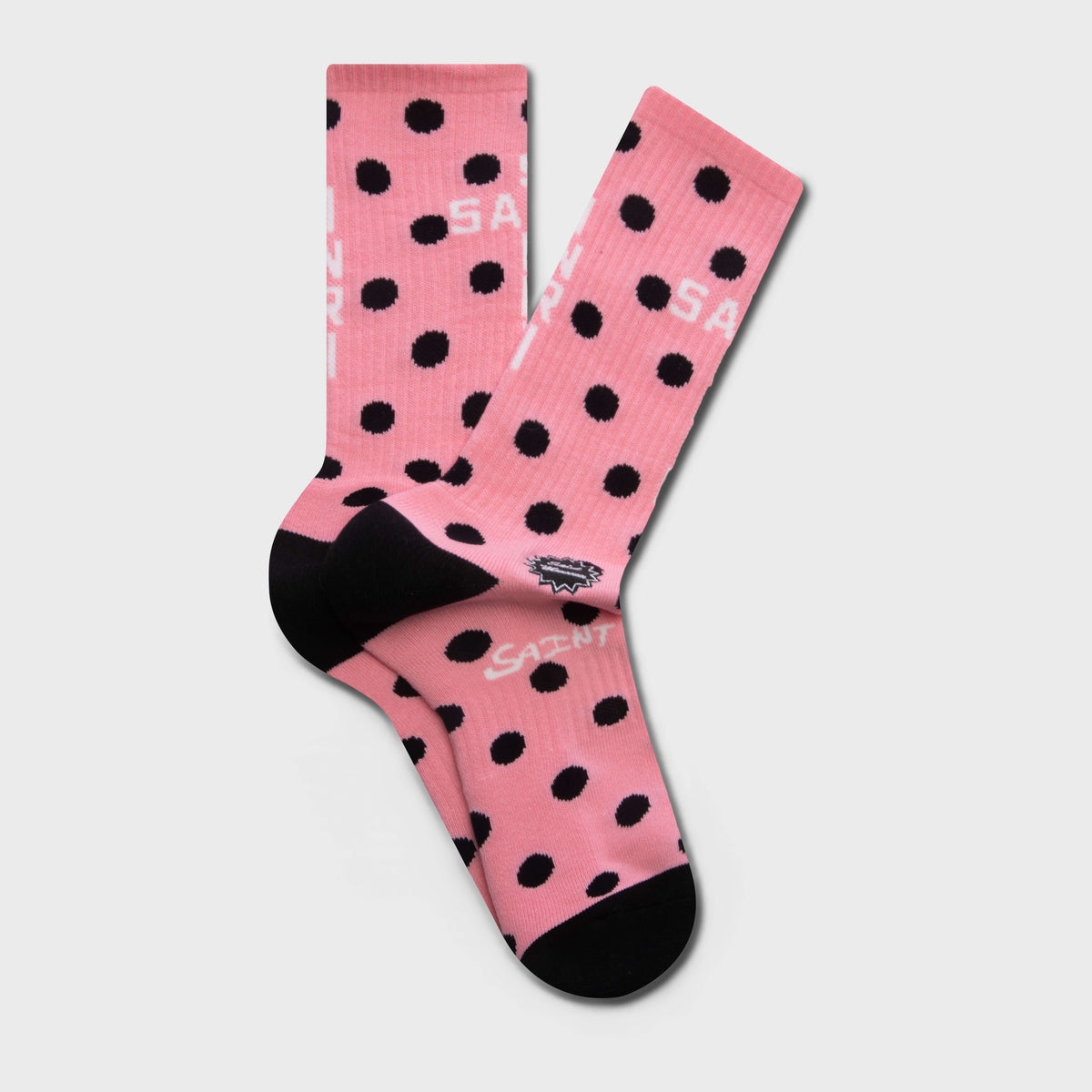 Dot Socks - Pink/Black