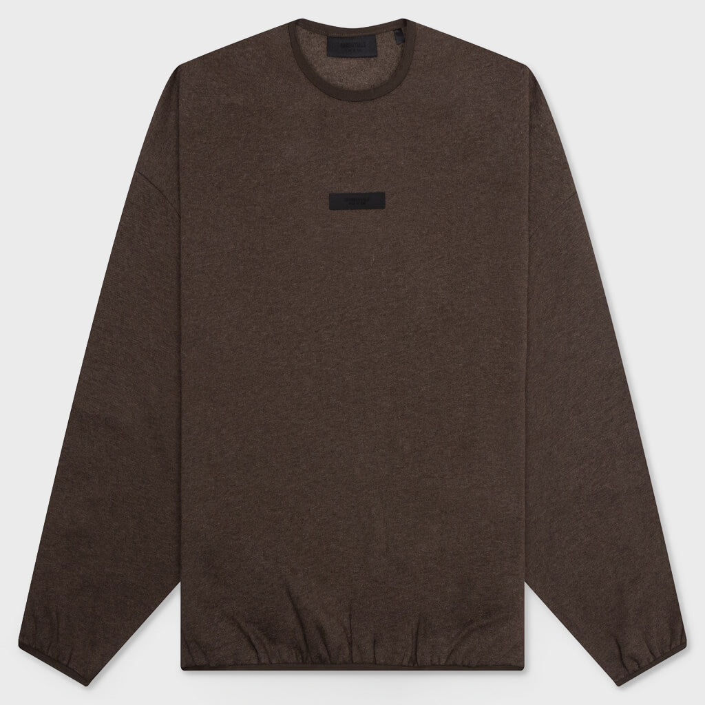 Essentials Crewneck - Heather Wood