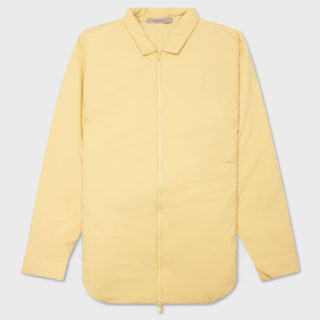 Nylon Filled Shirt Jacket - Light Tuscan