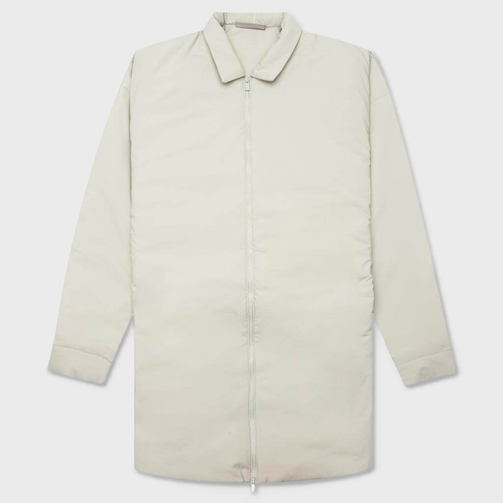 Nylon Filled Shirt Jacket - Seal